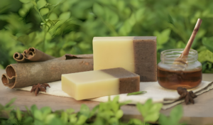 Handmade soaps are made with natural ingredients