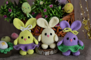 Handmade Stuffed Bunnies
