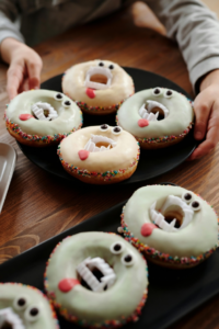 Vampire Donuts On The Table
