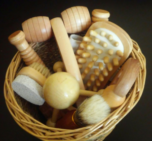 Some Spa  Kits In A Basket