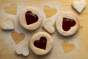 Heart-shaped Cookies As Valentines Day Gifts For Girlfriend