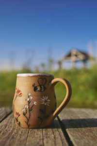 A beautiful handcrafted mug