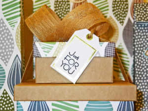 Gift Boxes with Greeting Card