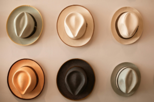 Overhead Shot of Hats
