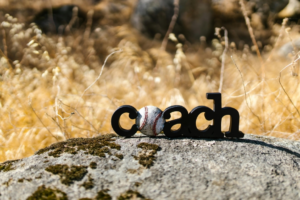 Word Coach Made of Letters and Ball