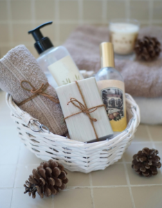 Bathing Essentials As Valentines Day Gift Baskets