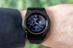 A smartwatch with heart rate monitor: Sports And Fitness Romantic Gifts For Men