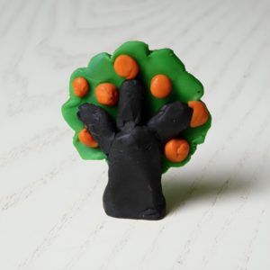 A Tree Made By Play dough