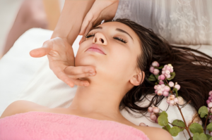 A woman is taking spa for stress relief which is wonderful Relaxing Gift For Women