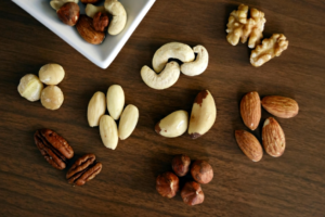 Various types of nuts as Inexpensive Gifts For Men