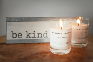 Set a romantic ambiance with scented candles.