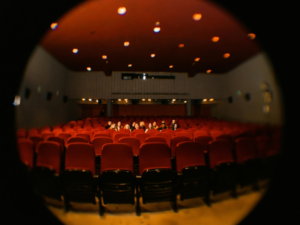 People Sitting Inside the Movie Theater
